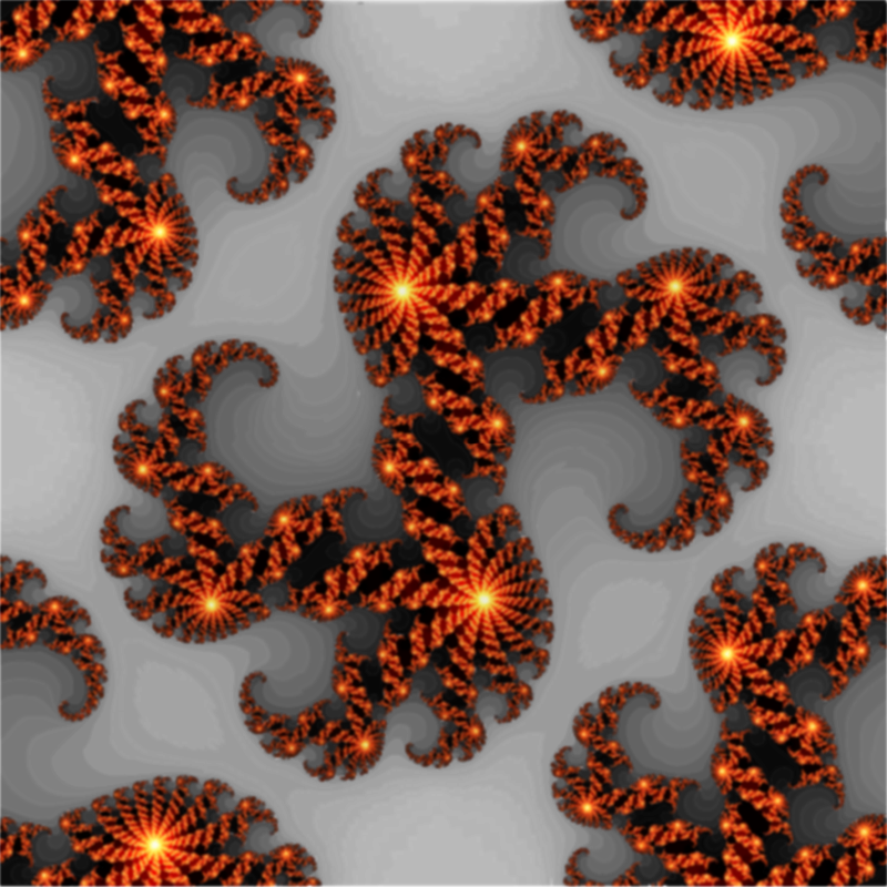 Julia fractal tile