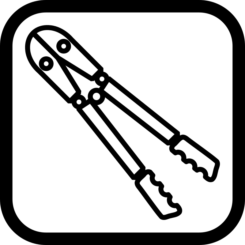 bolt cutter icon