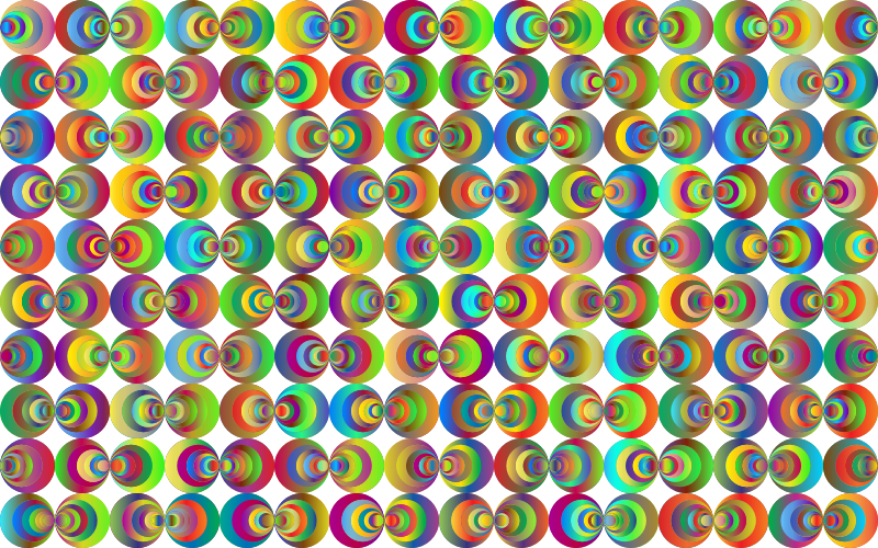 Retro Circles Background 3 No Black