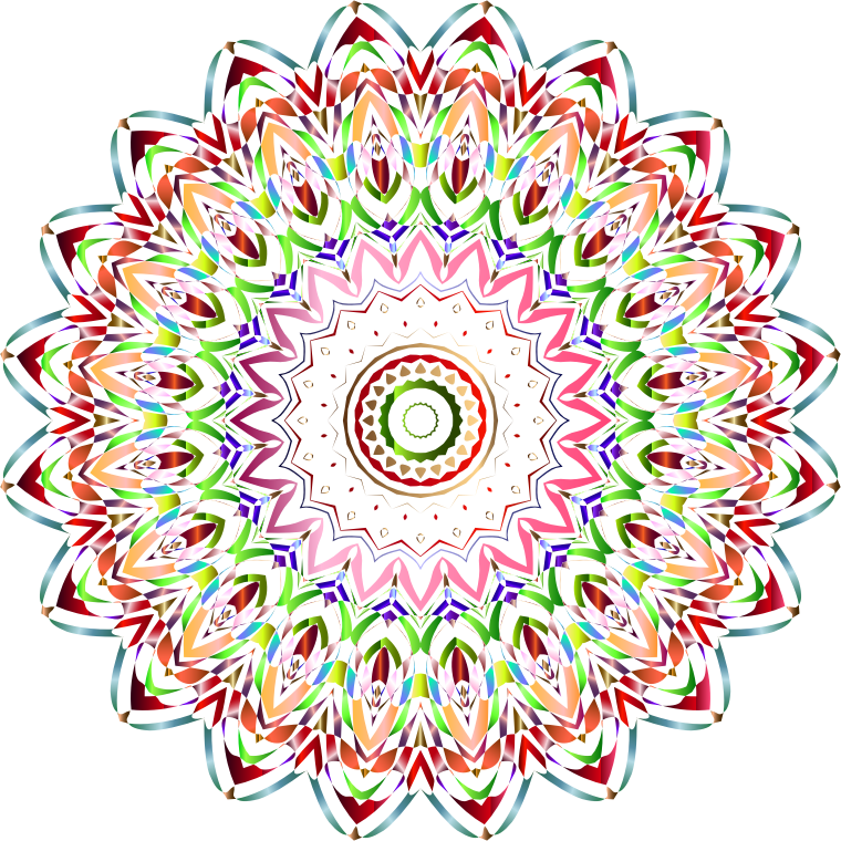 Chromatic Mandala No Background