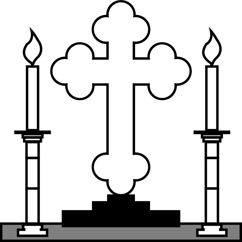 Cross and Candles