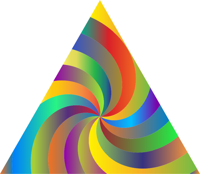 Prismatic Swirly Triangle