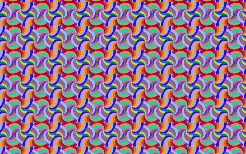 Seamless Groovy Triangular Pattern