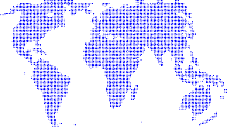 World Map Dots 2 Variation 2