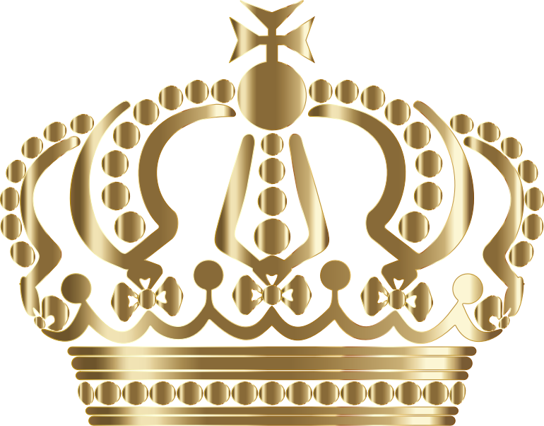 Gold German Imperial Crown No Background