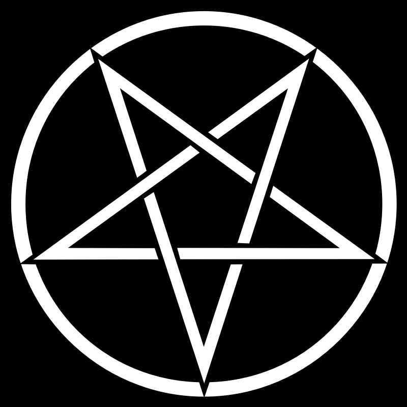 Inverted pentagram