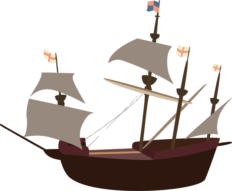 pirate ship - Openclipart