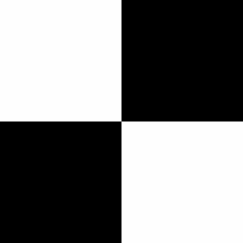 Black & white checker pattern