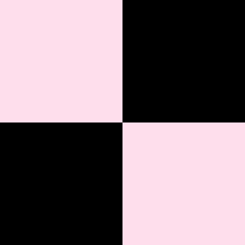 Black & pink checker pattern