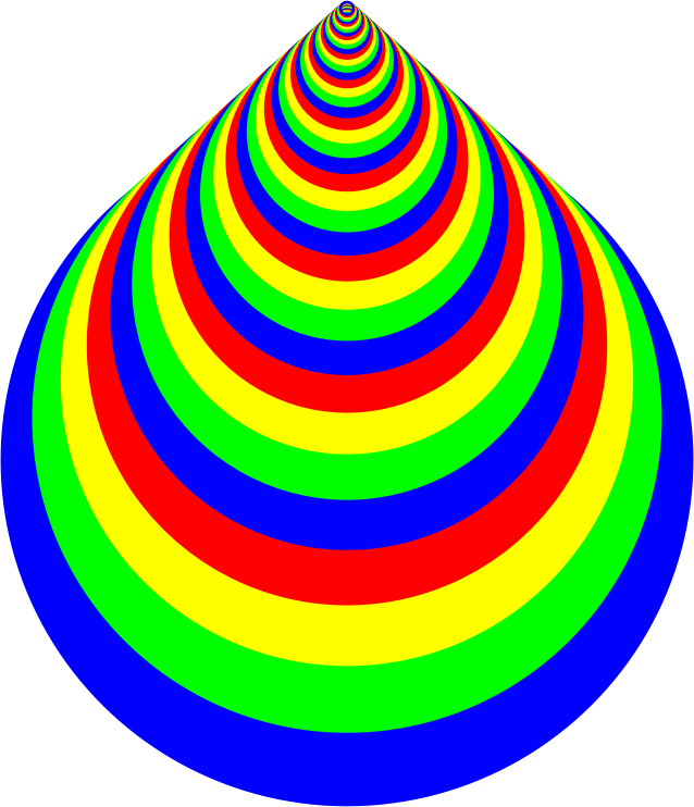 Colorful Concentric Rings