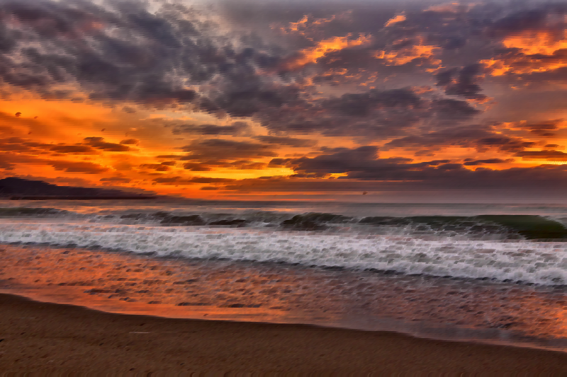 Surreal Sunset Beach