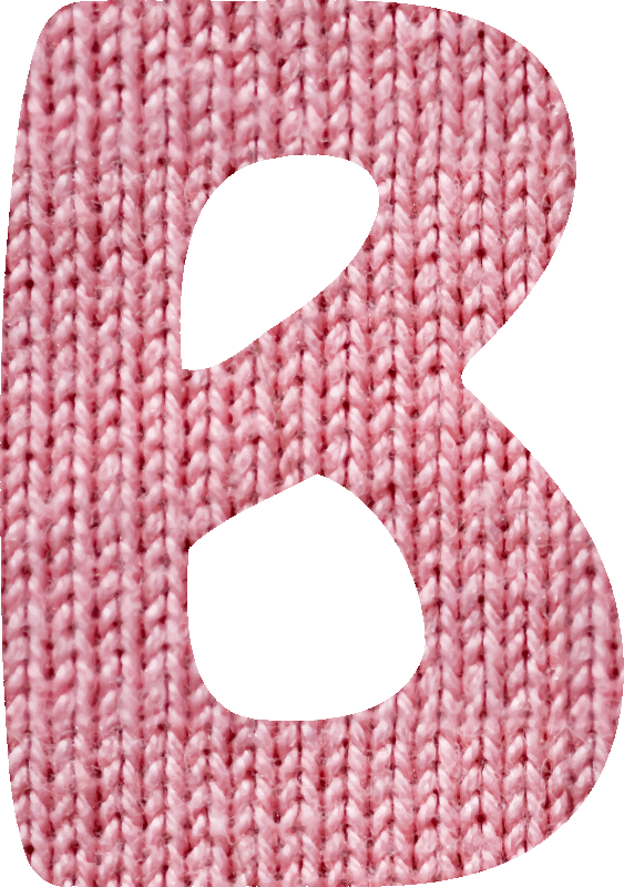 Woolly alphabet, B