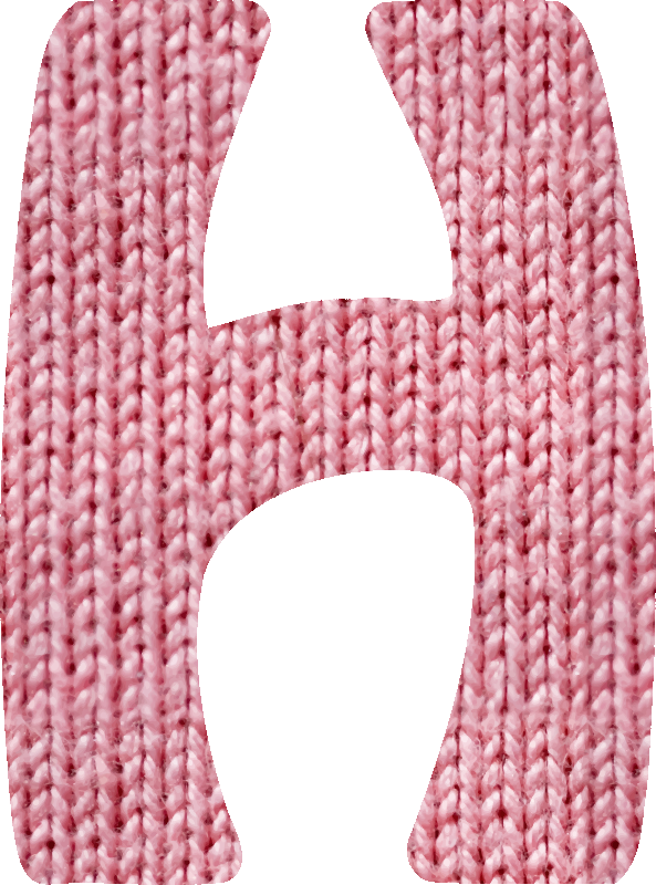 Woolly alphabet, H
