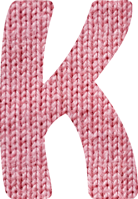 Woolly alphabet, K