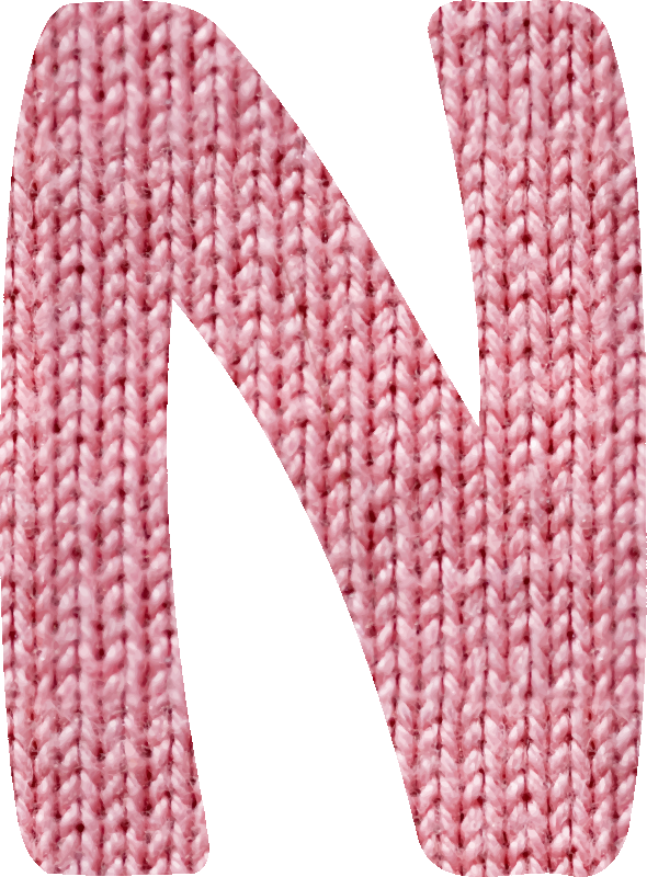 Woolly alphabet, N