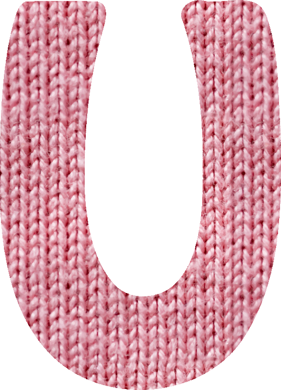 Woolly alphabet, U