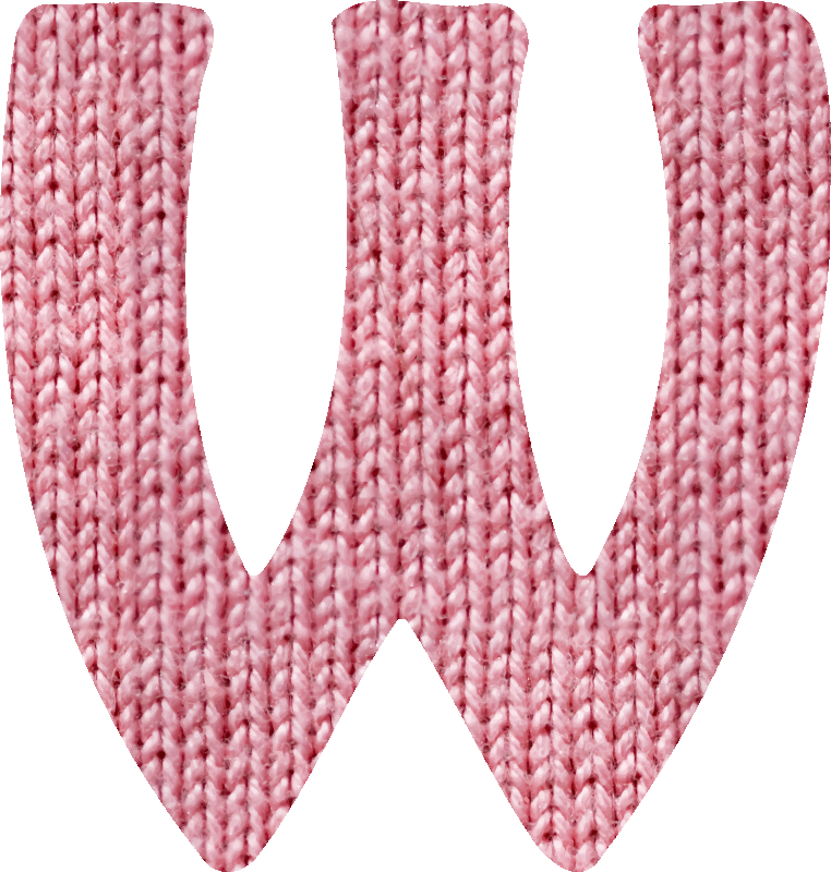 Woolly alphabet, W