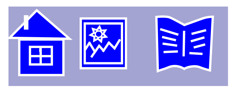 Three icons for Web
