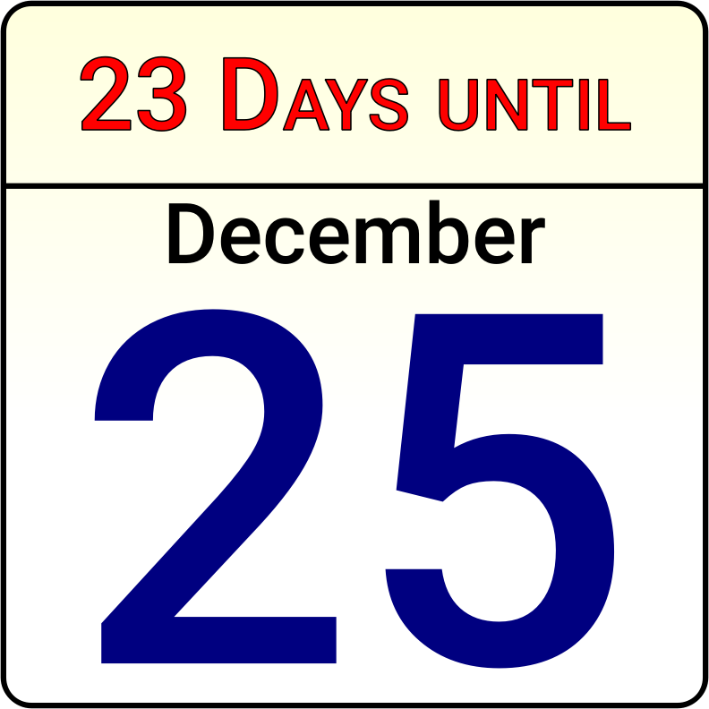 Countdown Calendar Openclipart