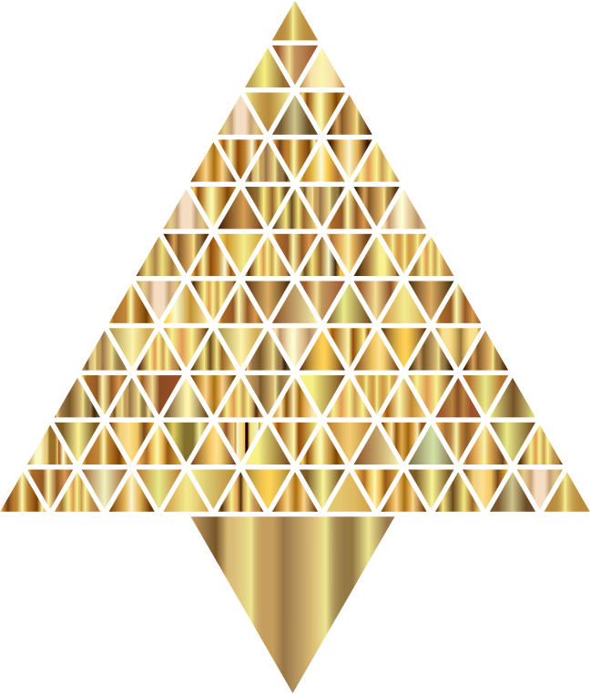 Prismatic Abstract Triangular Christmas Tree 8