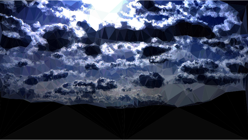 Low Poly Dark Sky