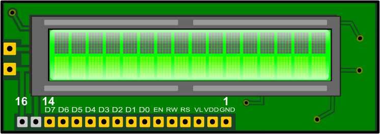 LCD on a PCB (WagnerDeQueiroz)