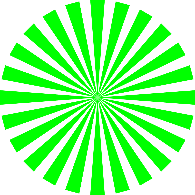 Basic Green Star Burst