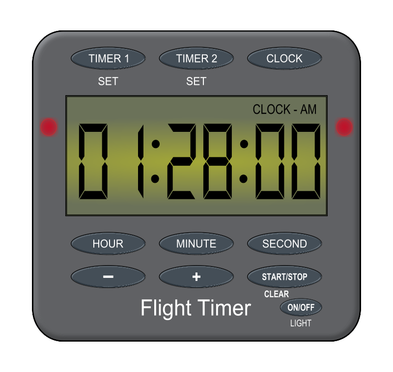 Backlight Flight Timer