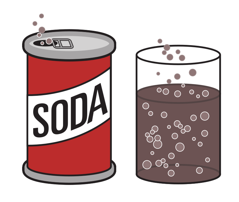 Soda Fizzing Colour - Openclipart