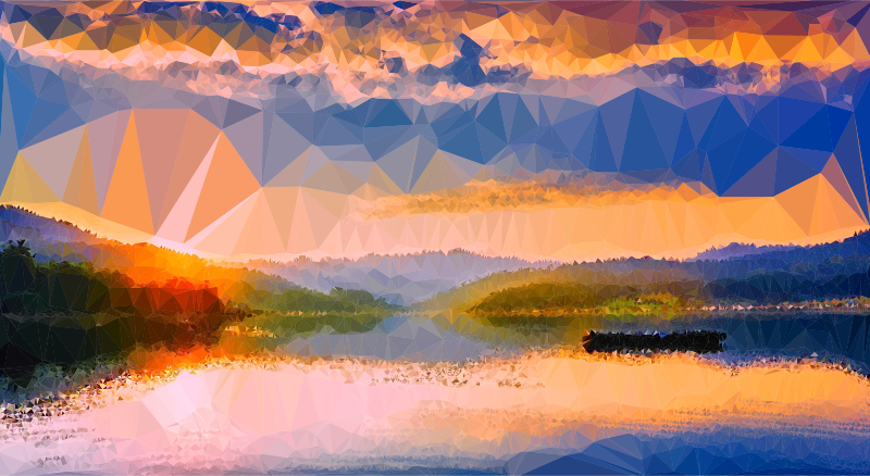 Low Poly Romanian Lake