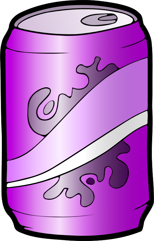 Purple Can of Soda