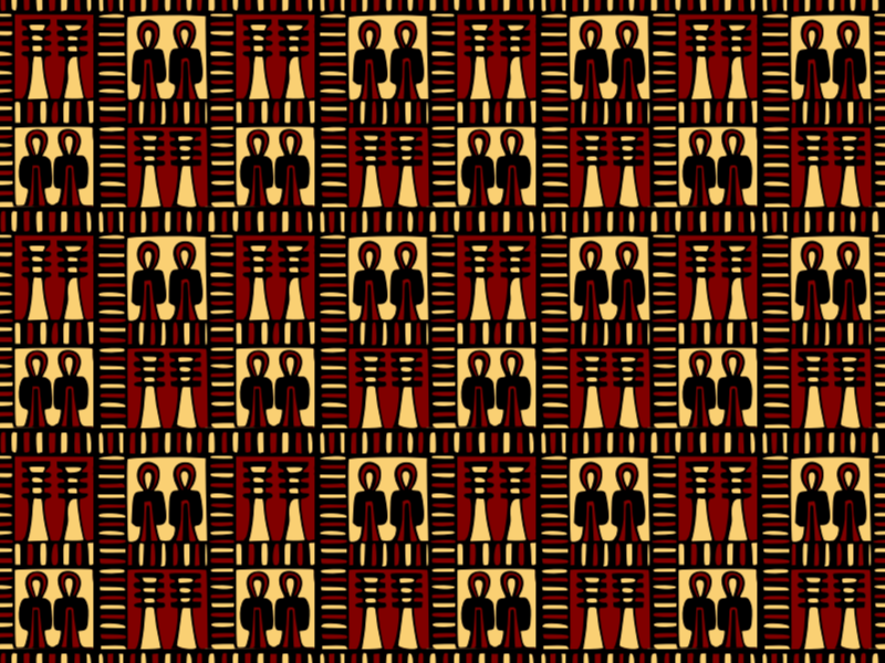 Egyptian pattern (colour)