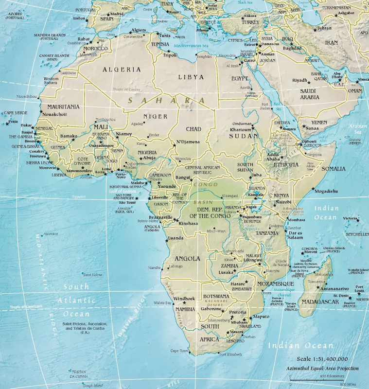 Africa map 2