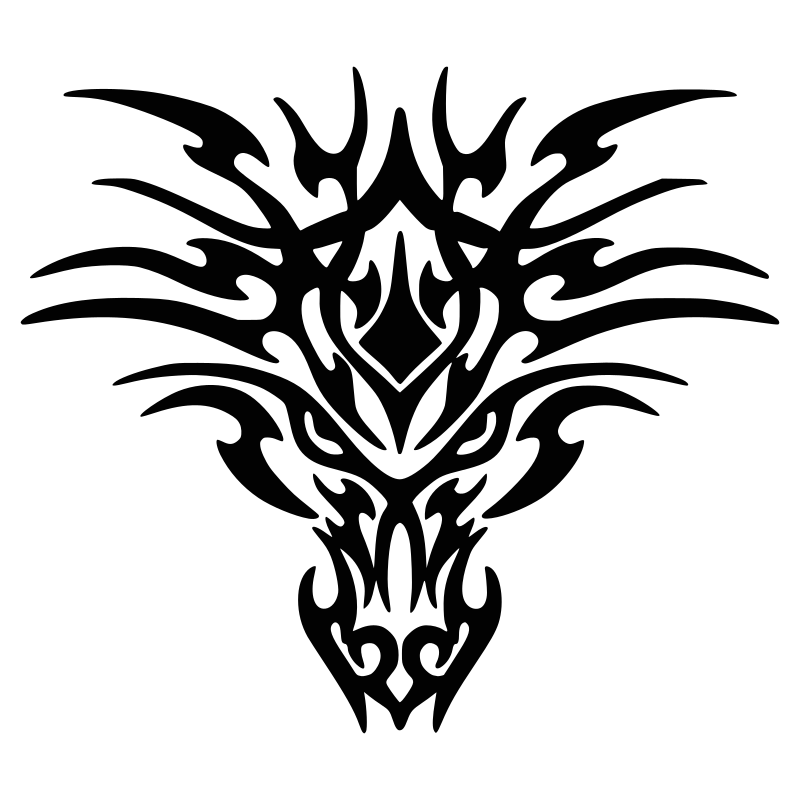 Tribal Dragon Head