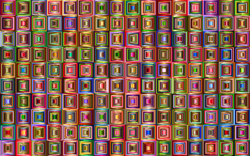 Retro Squares Background 6