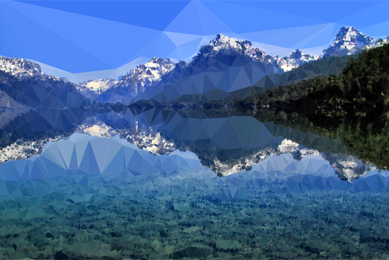 Low Poly Lake McDonald