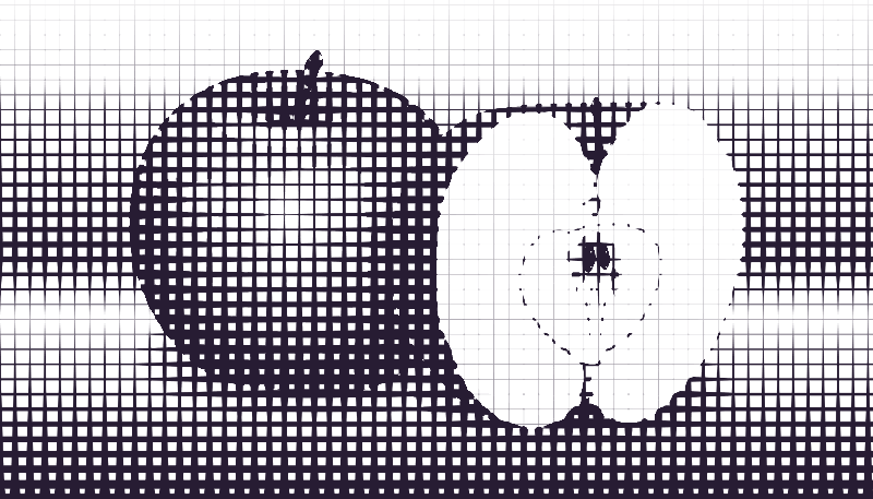 halftone apple 1