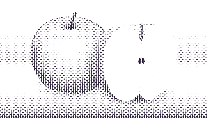 halftone apple 13