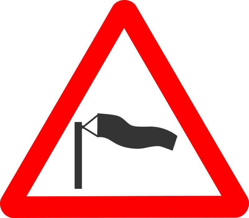 Roadsign Crosswind