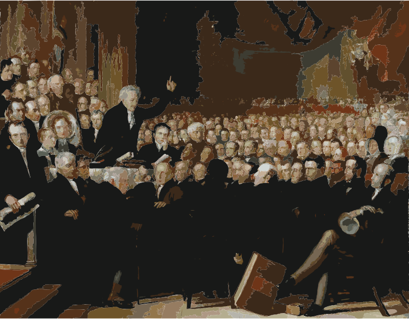 The Anti-Slavery Society Convention, 1840 by Benjamin Robert Haydon