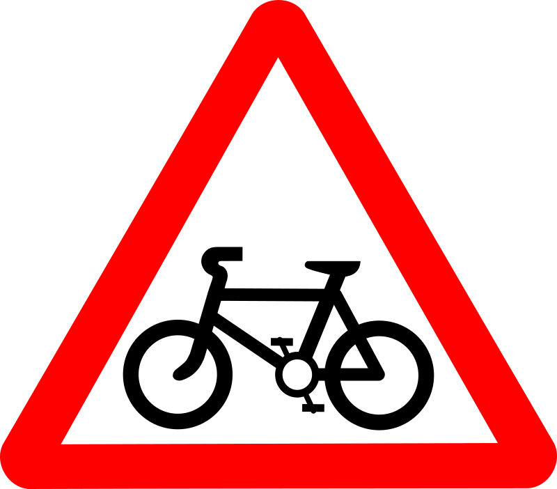 Roadsign Cycle route