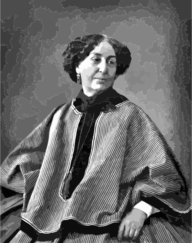 George Sand by Nadar, 1864