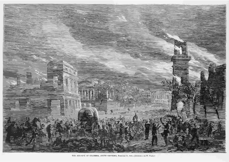 The burning of Columbia, South Carolina, February 17, 1865