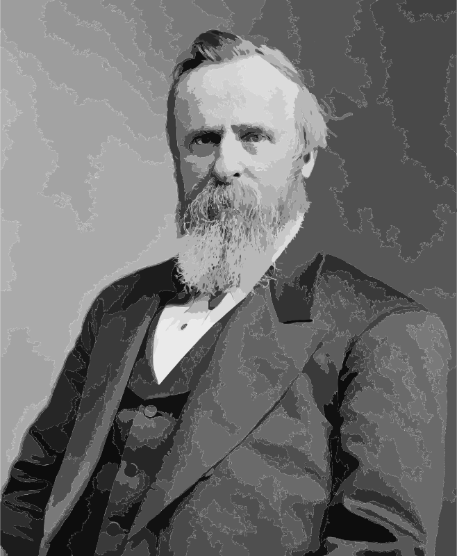 President Rutherford Hayes 1870 - 1880 Restored