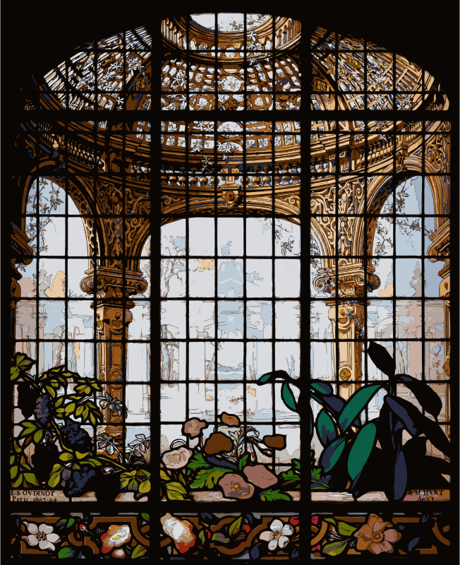 Henry G. Marquand House Conservatory Stained Glass Window