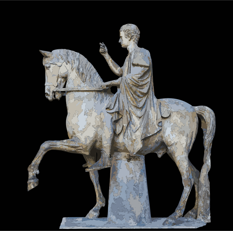 M.Nonius Balbus Nuceria equestrian Statue MANN