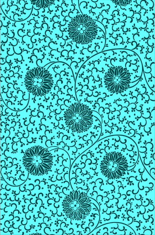 Floral pattern 2 (colour 5)