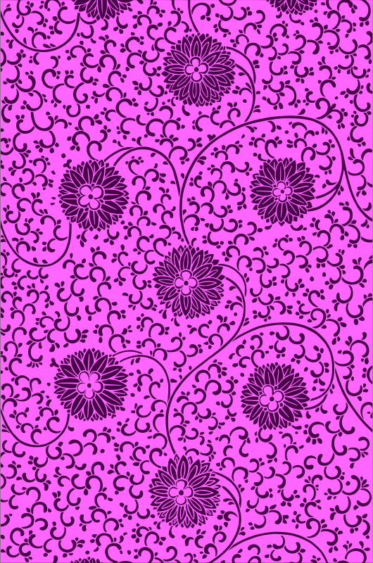 Floral pattern 2 (colour 6)