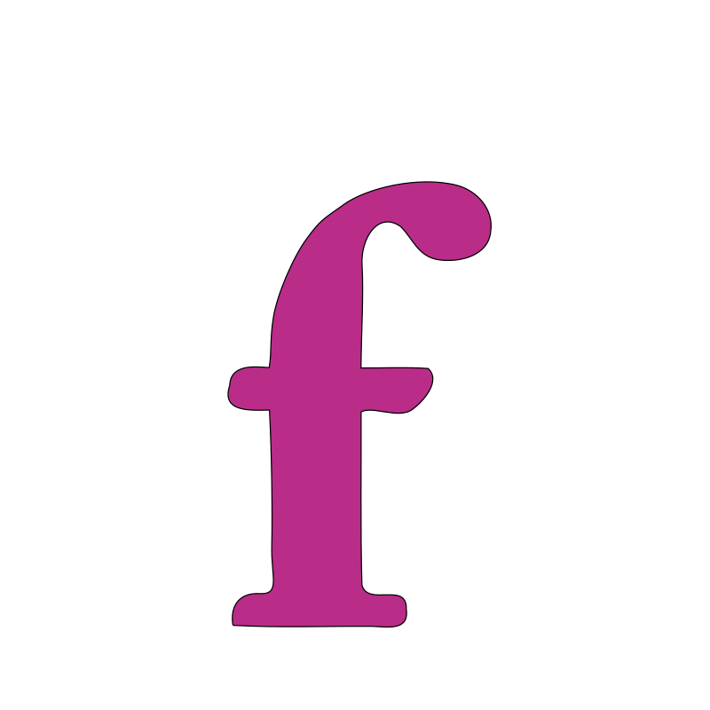 lowercase f - Openclipart