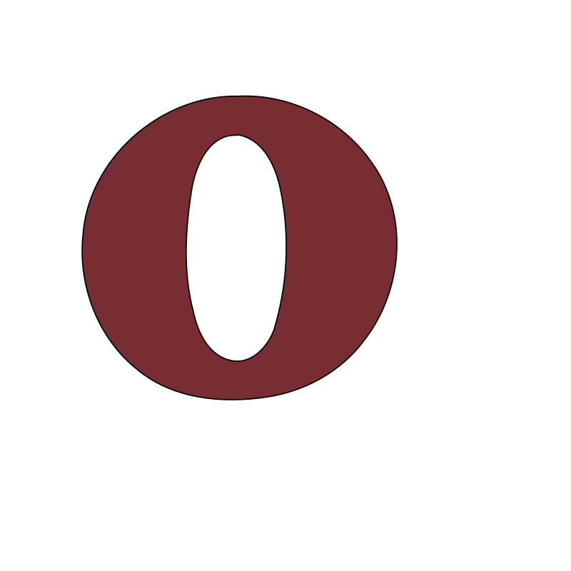 Lowercase o